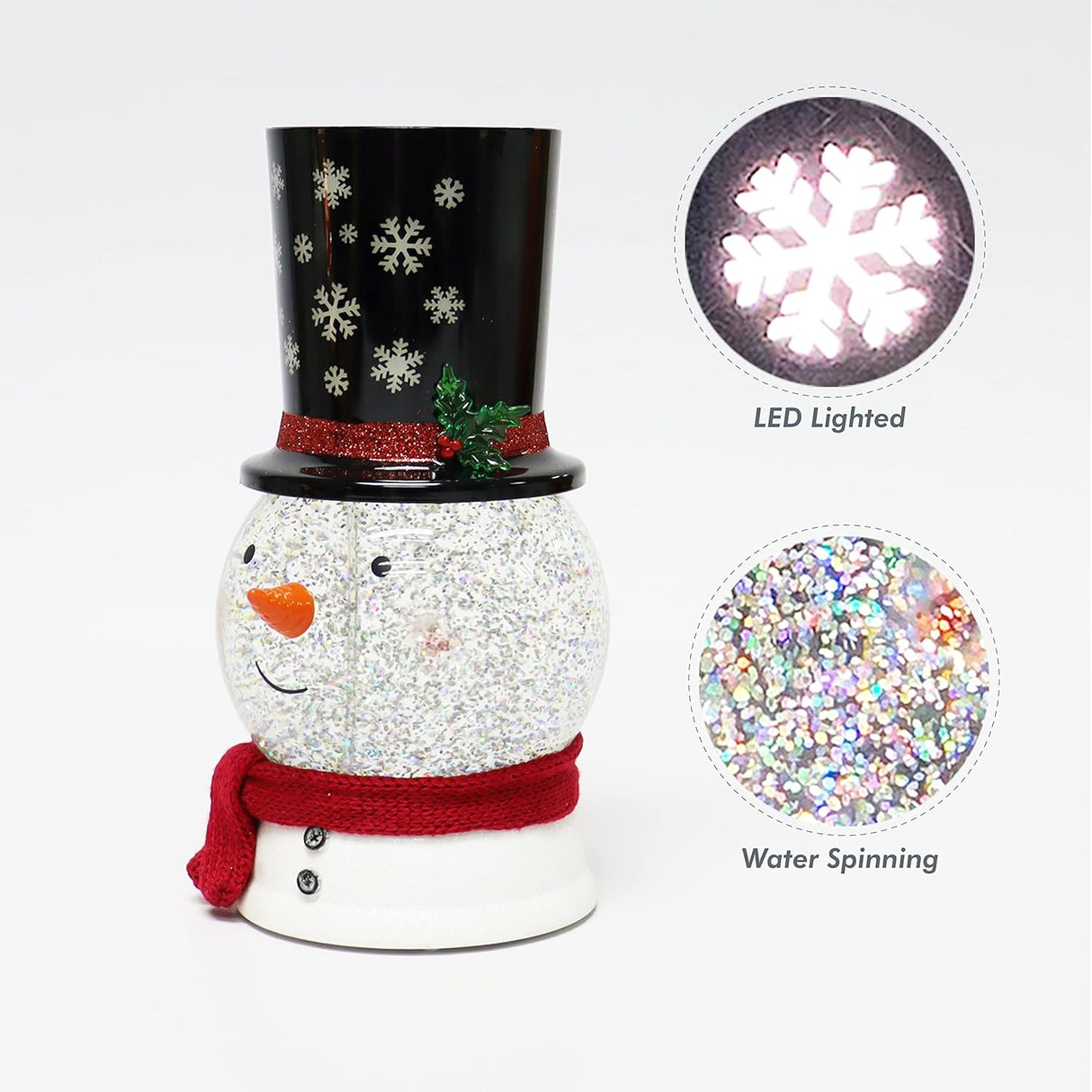 Adorno Navideño Snow Globe, Moments in Time, LED, 9.4'' H