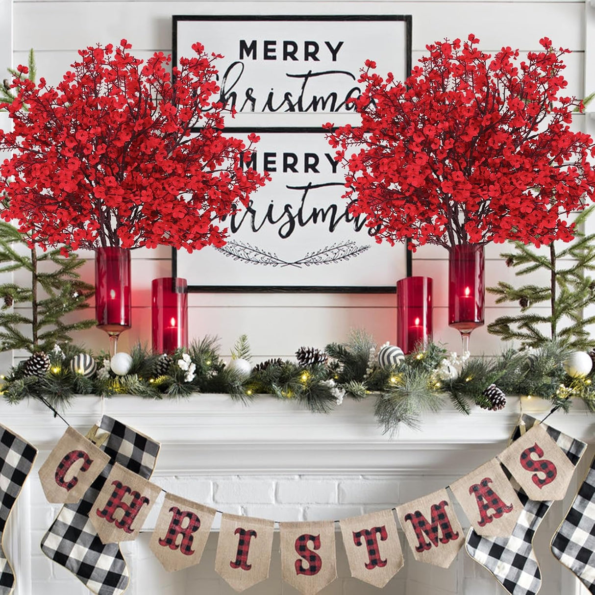 Flores Artificiales Yastouay, 10 Pcs, Real Touch, Decoración