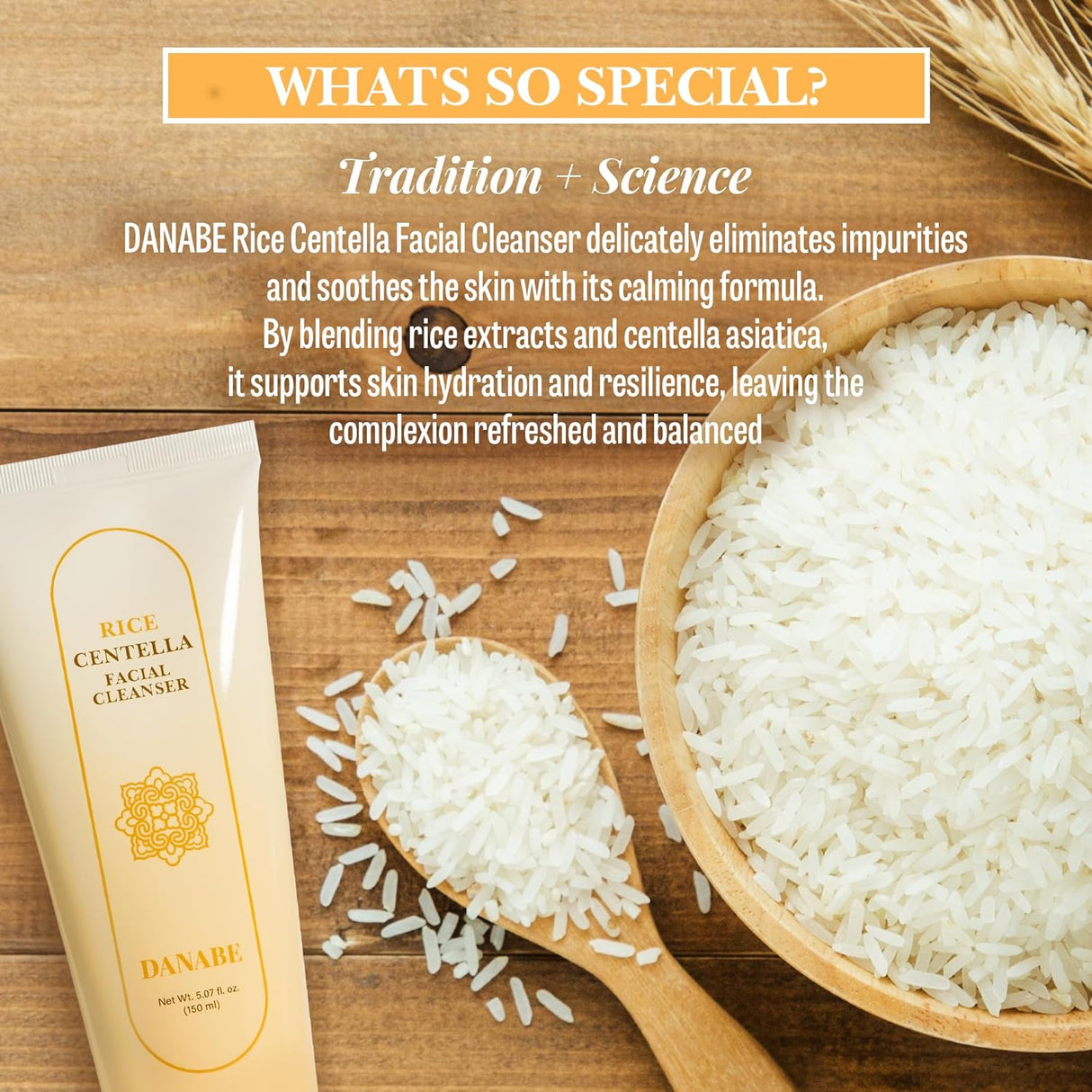 Limpiador Facial Rice Centella - Espuma Limpiadora Suave