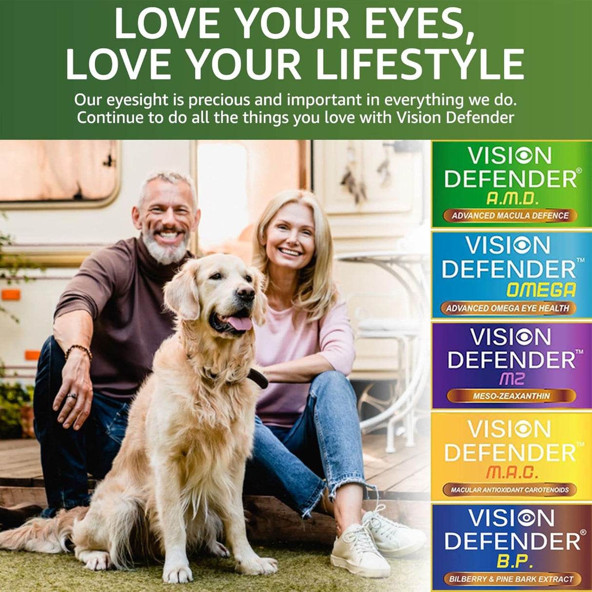Suplemento para los ojos Vision Defender Plus Vitaminas