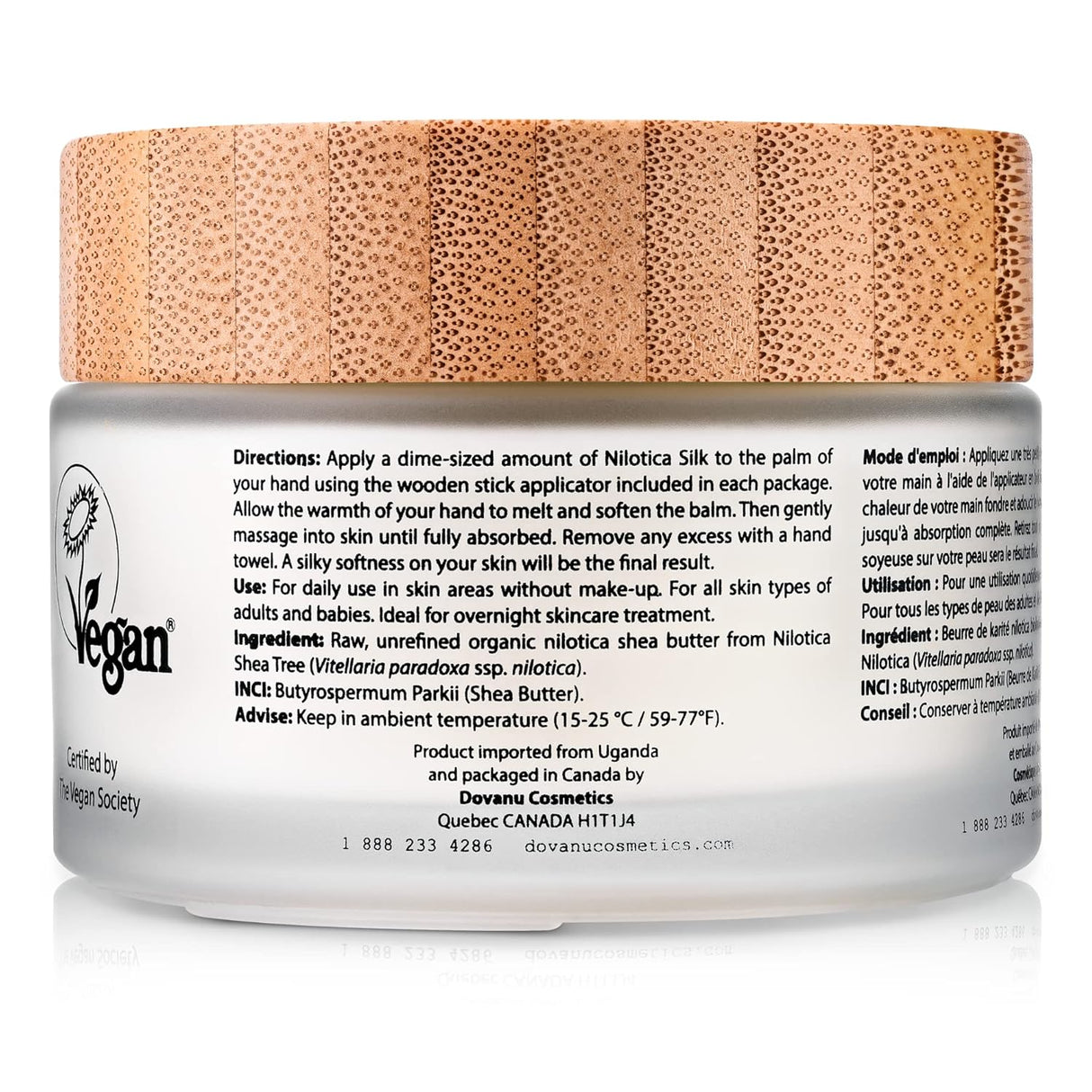 Manteca de Karité Orgánica Vegana - Hidratación y Reparación