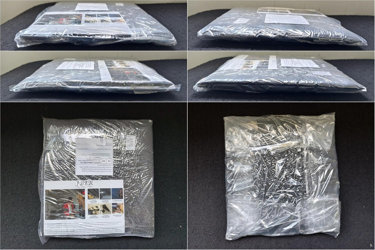 Paneles Acústicos JBER 12 Pzs 1 x 12 x 12 Aislantes de Sonido