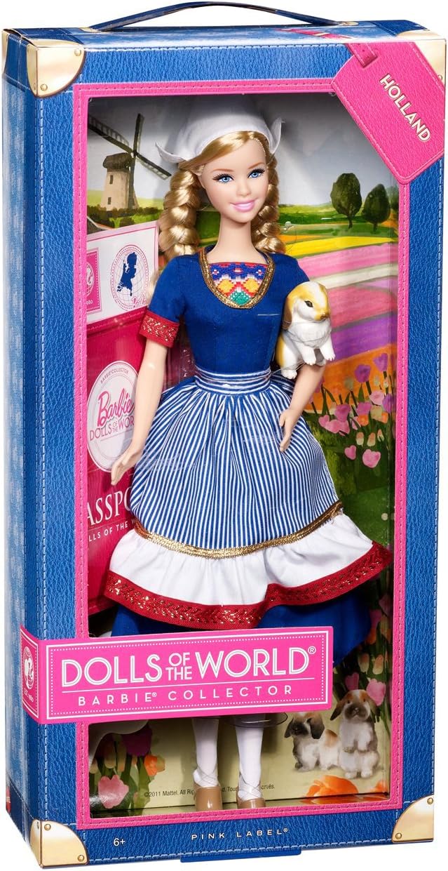 Muñeca Barbie Coleccionista Mundo Holanda Modelo