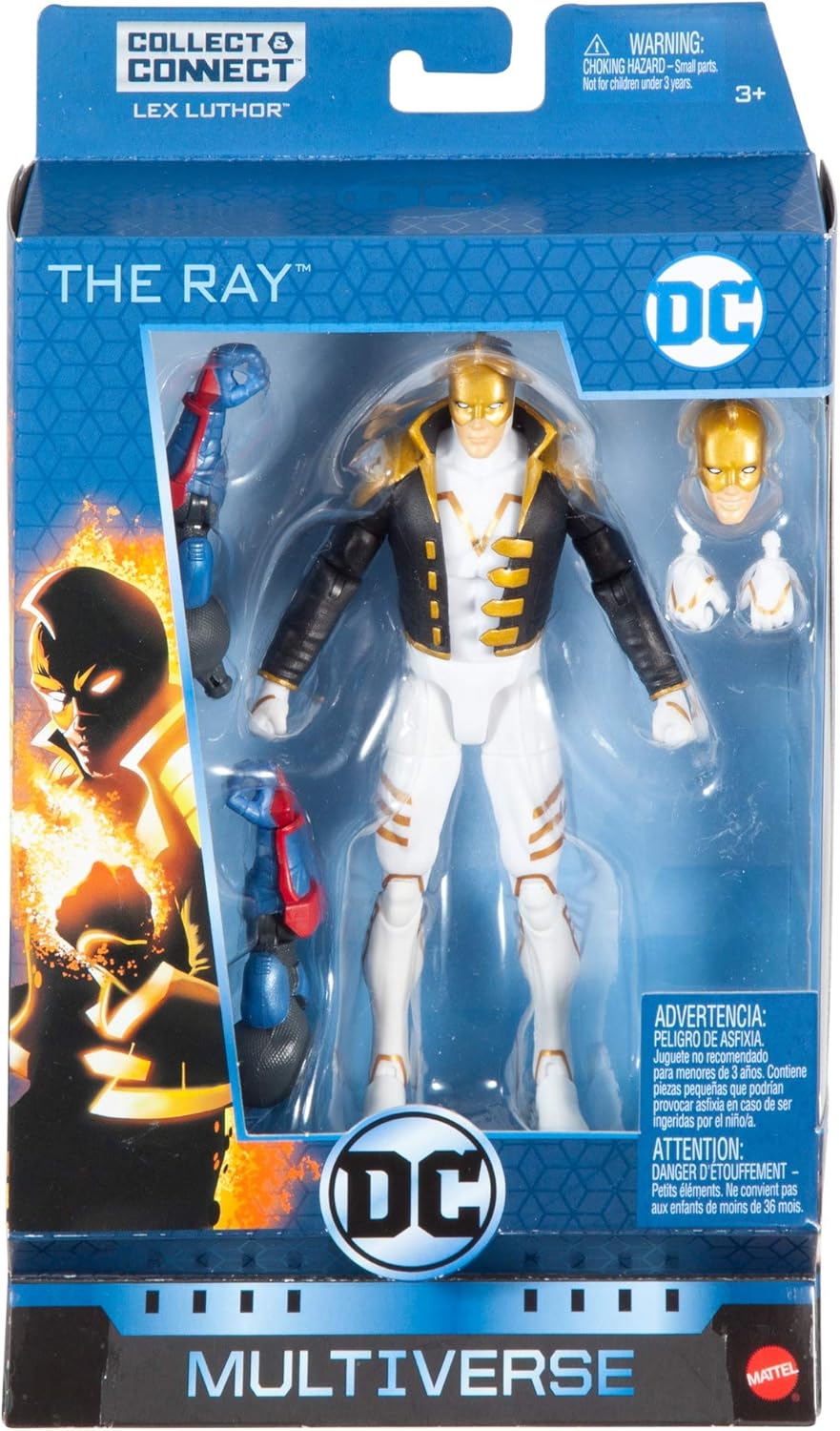 Figura The Ray Multiverse DC Comics Rebirth 60mm de altura