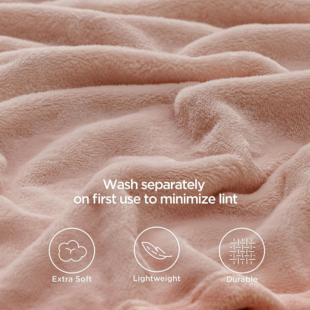 Manta Fleece Bedsure - Suave y Ligera para Sofá y Cama