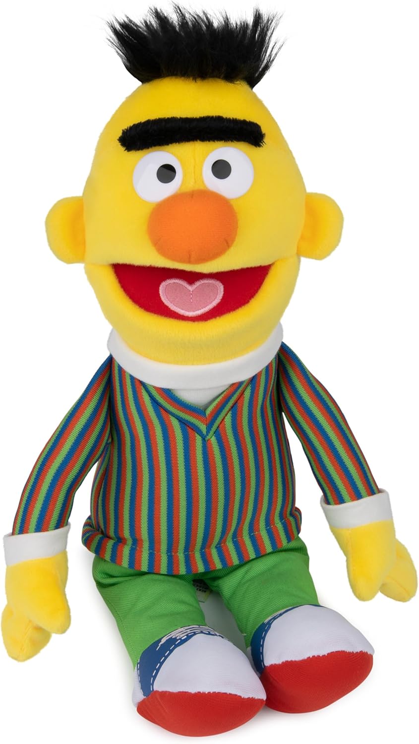Muñeco de peluche Bert Muppet de GUND, 14” para 1 año en adelante
