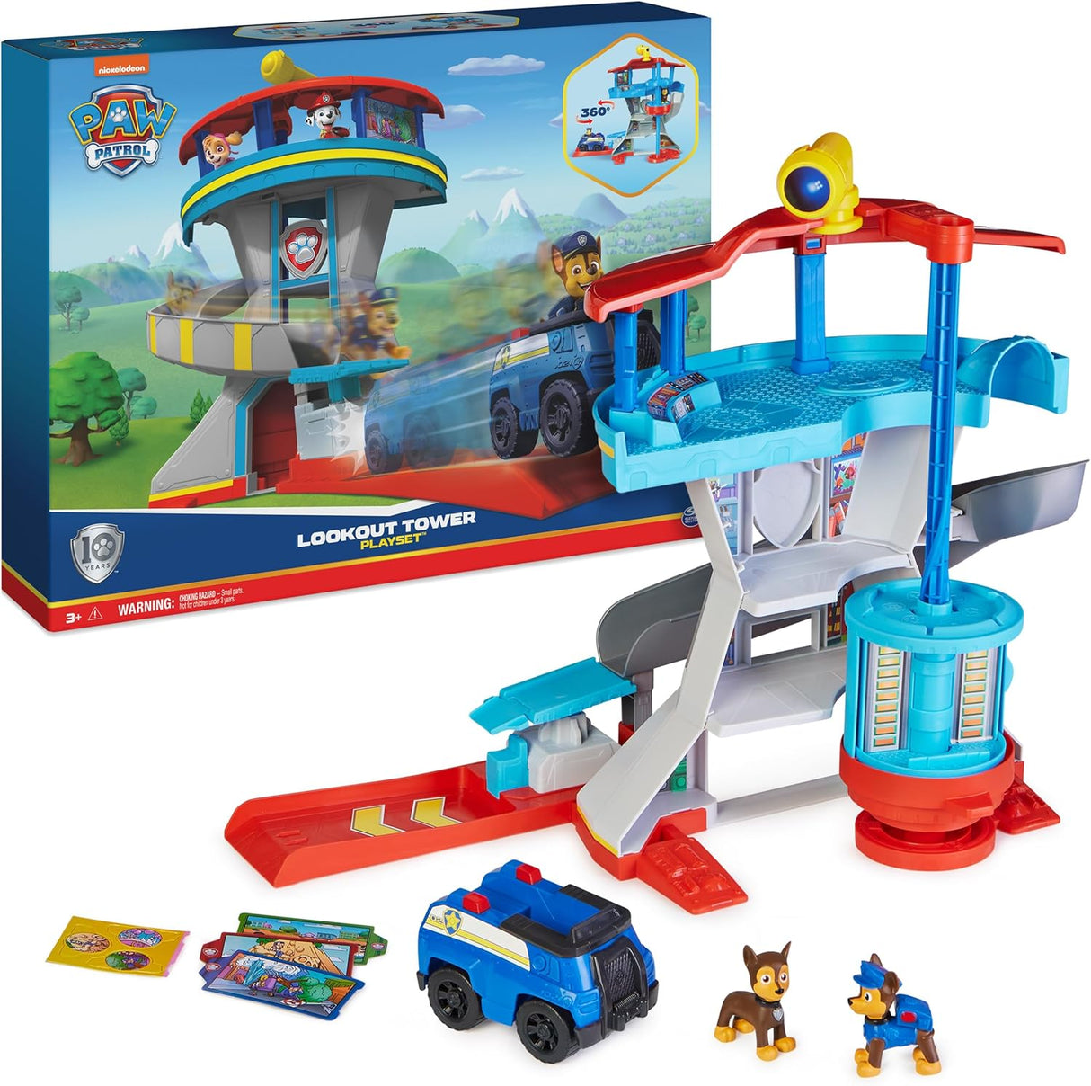 PAW Patrol Torre de Observación con Lanzador y Figuras