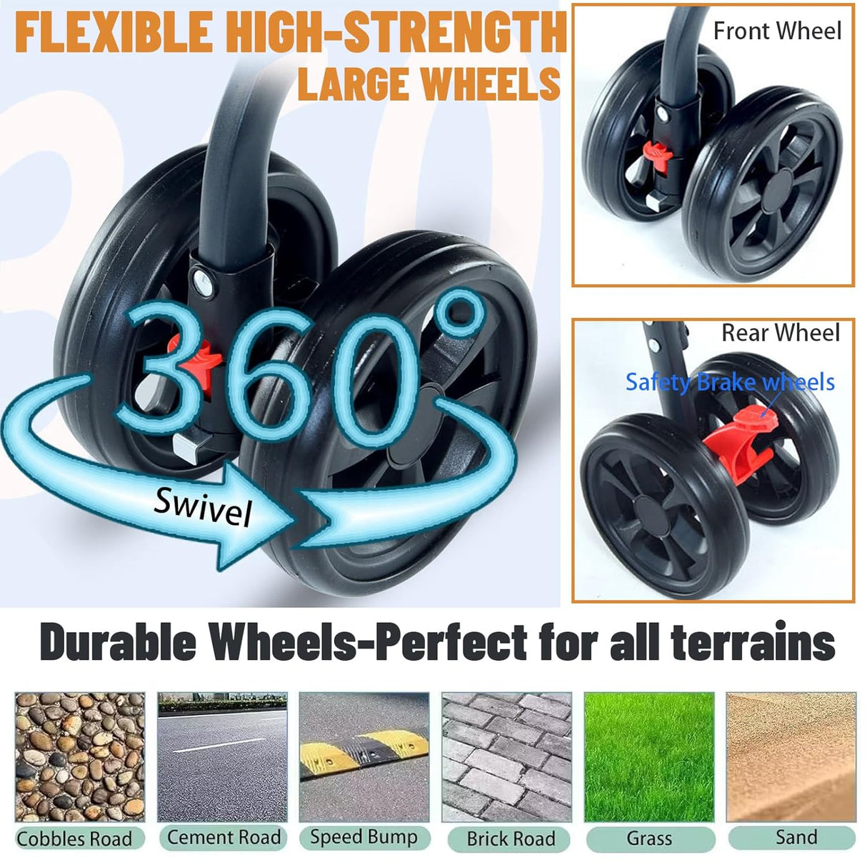 Carrito para Perros 3 en 1, Plegable, Soporta hasta 25kg