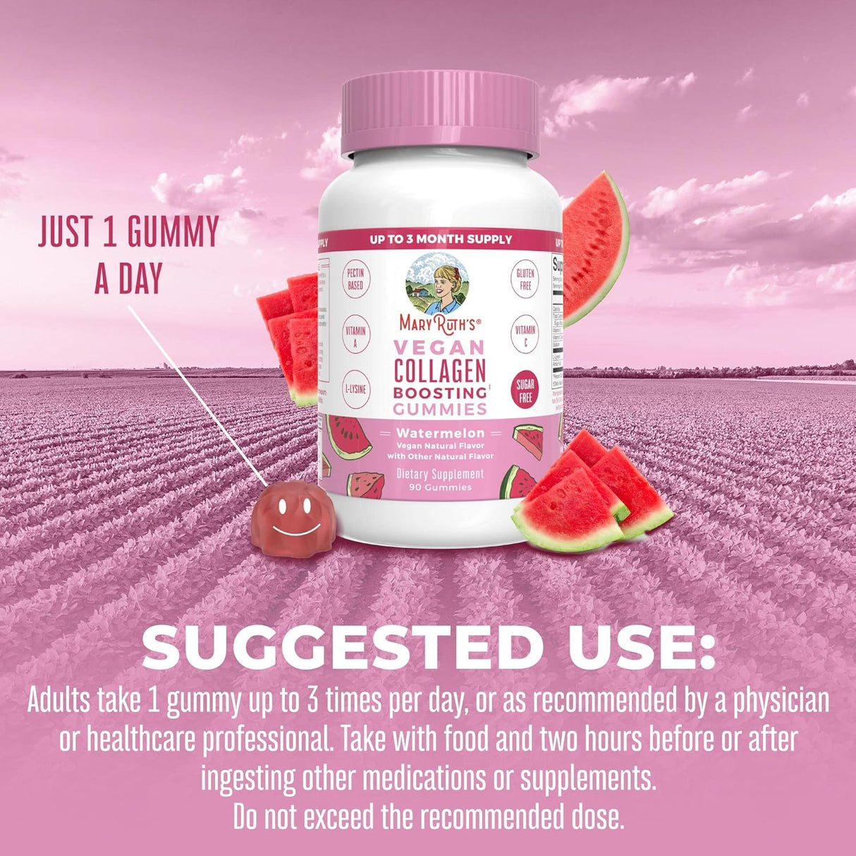 Suplemento Impulsante del colágeno gomitas 90 porciones