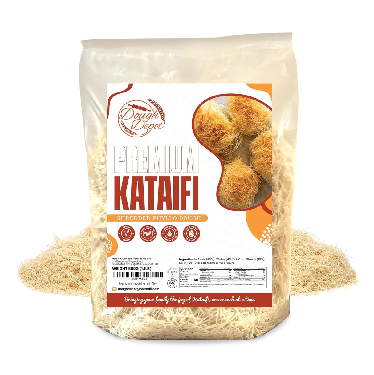 Kataifi, Hojaldre Rallado, Pistacho, Chocolate, Dubai, Kadayif