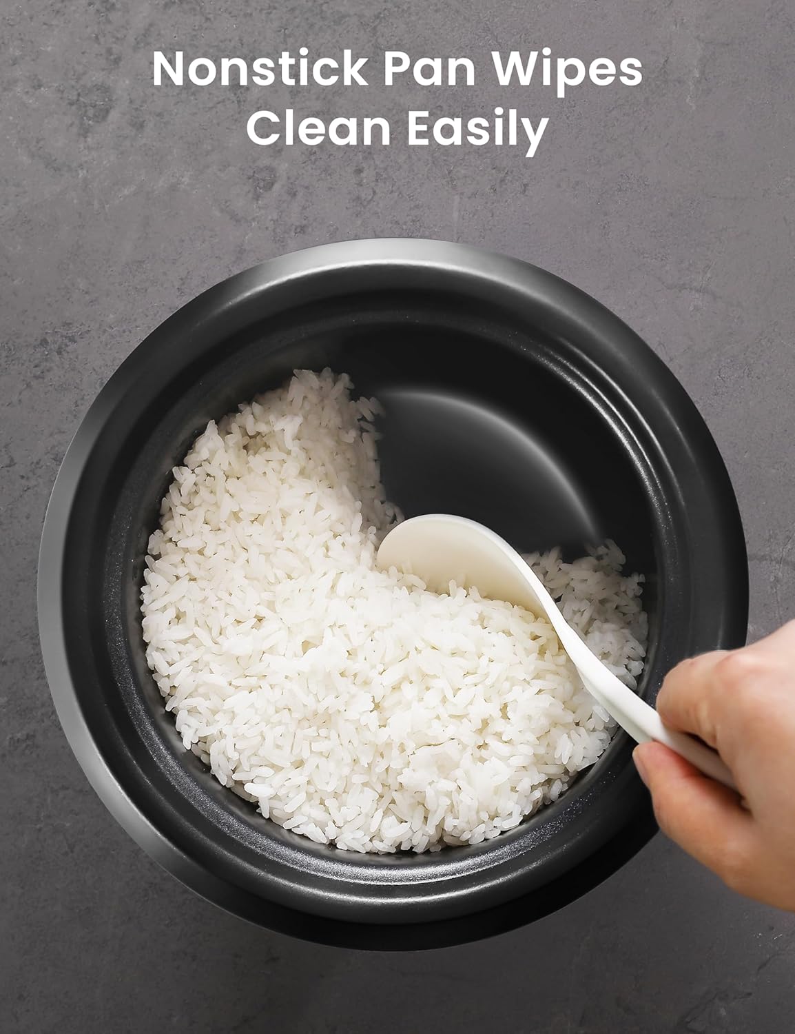 Arrocera COMFEE, 6 tazas cocidas, olla antiadherente, modelo 3C