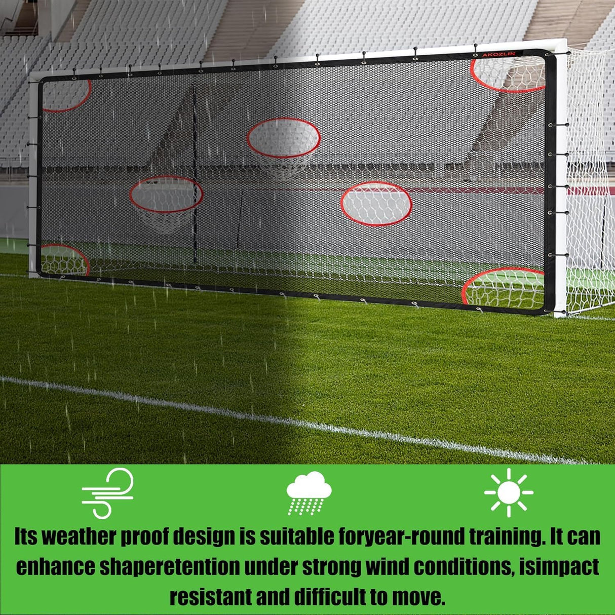 Red de Objetivo para Entrenamiento de Fútbol: Máxima Precisión