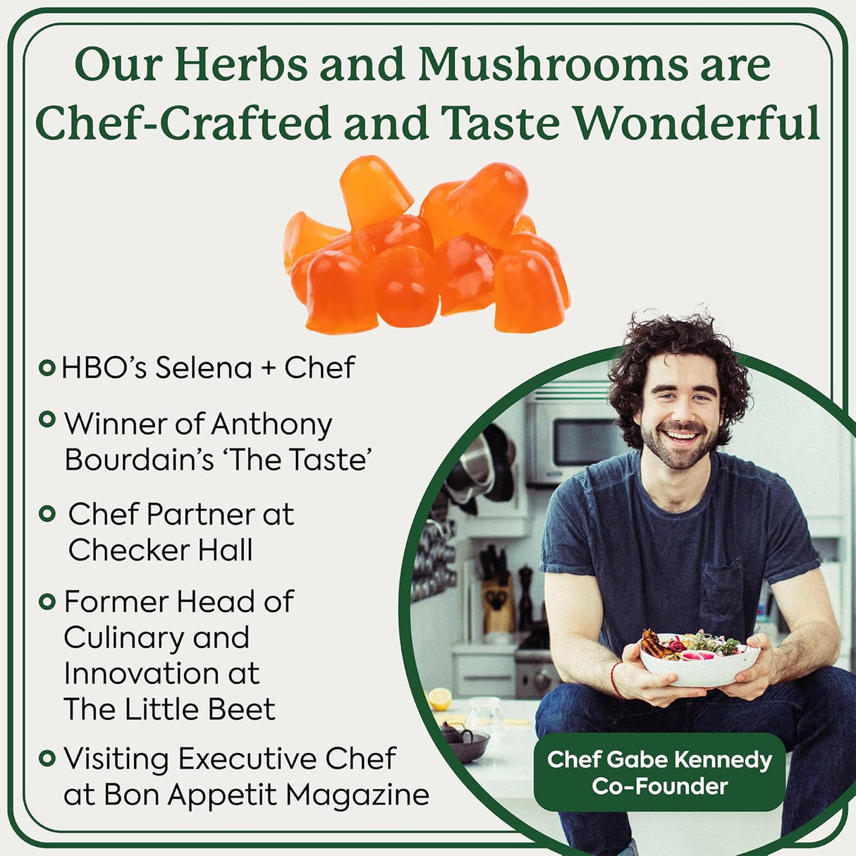 Gomitas de Hongos Nootrópicos con Lion’s Mane y Cordyceps