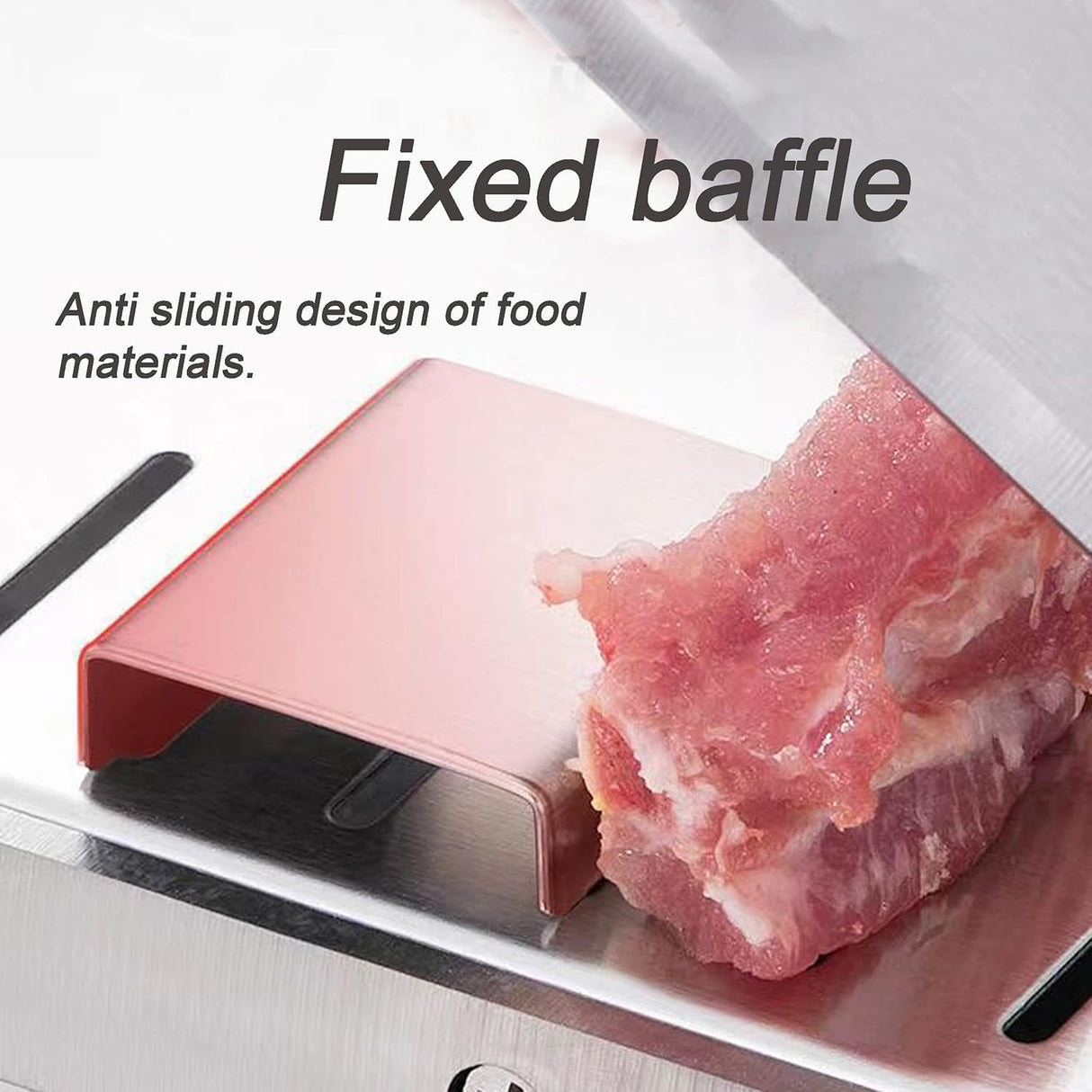 Cortador de huesos de acero inoxidable, 15.3, 2 cuchillas