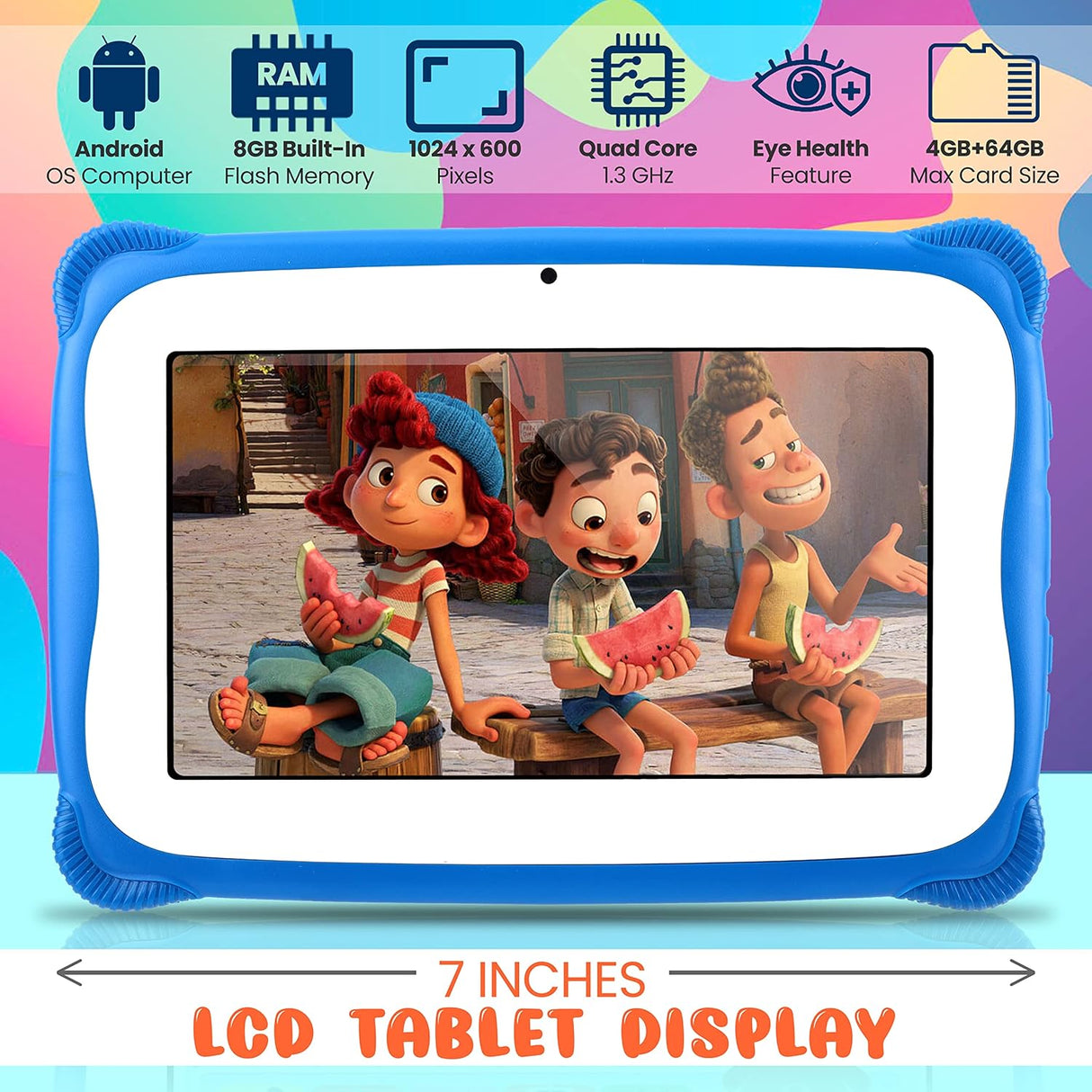 Tablet infantil con lápiz capacitivo de 7 pulgadas Pyle