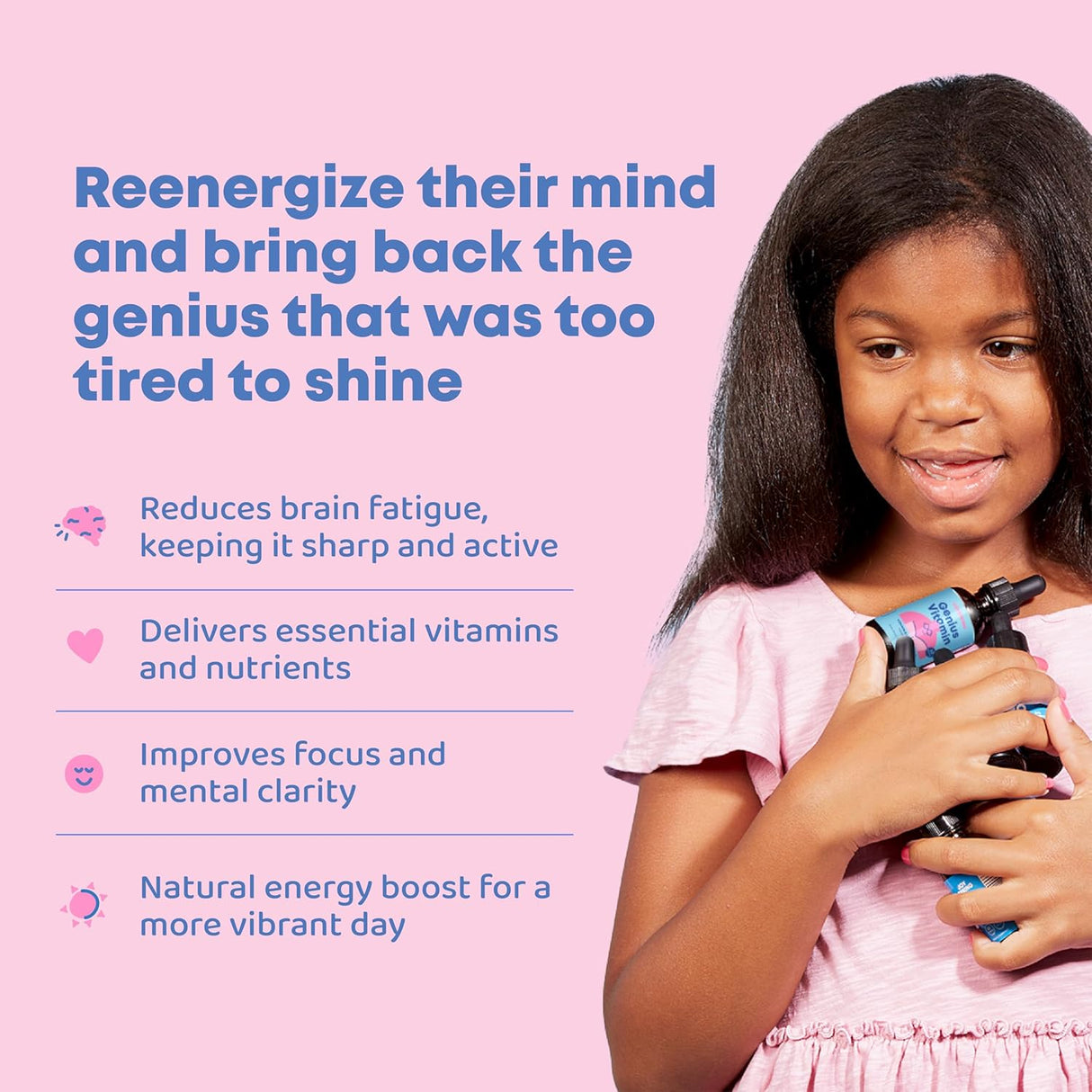 JoySpring Kids B Complejo Líquido con Elderberry, Zinc y Vitamina C