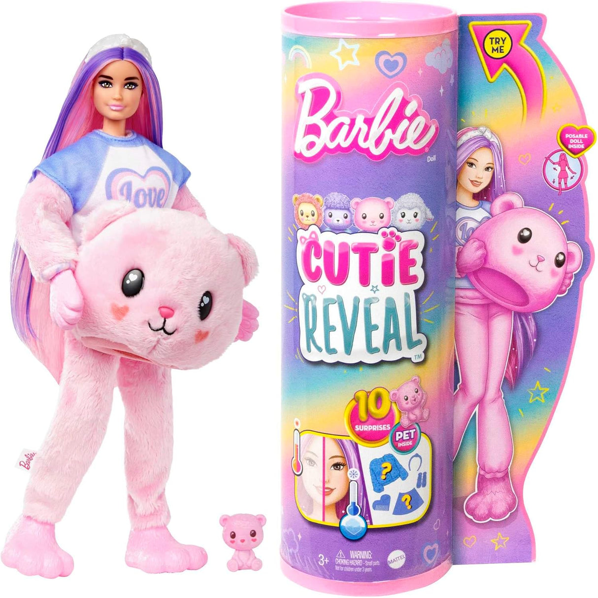 Barbie Cutie Reveal Muñeca con Disfraz y Sorpresas 10