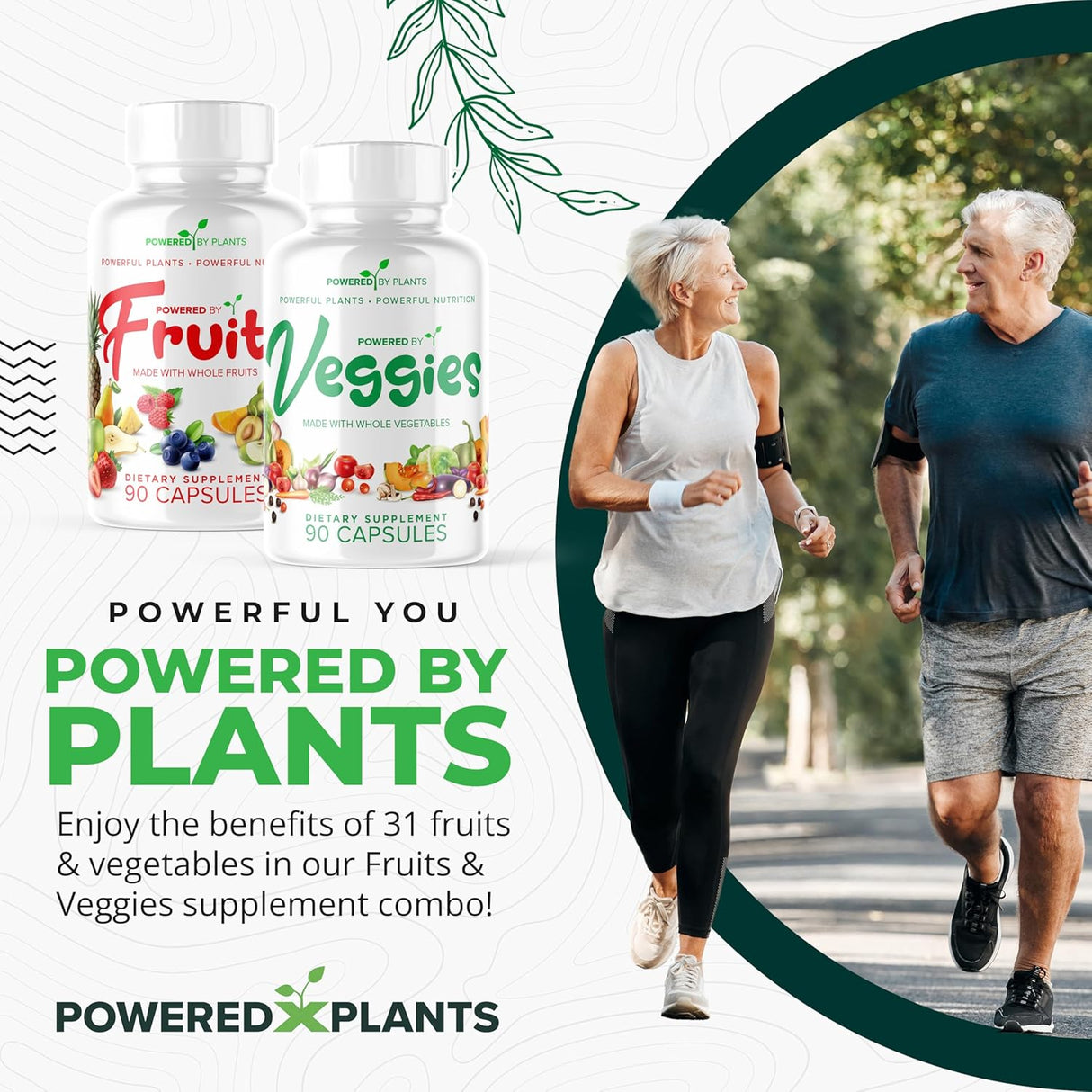 Cápsulas de Frutas y Verduras - Suplemento Natural - Pack 2