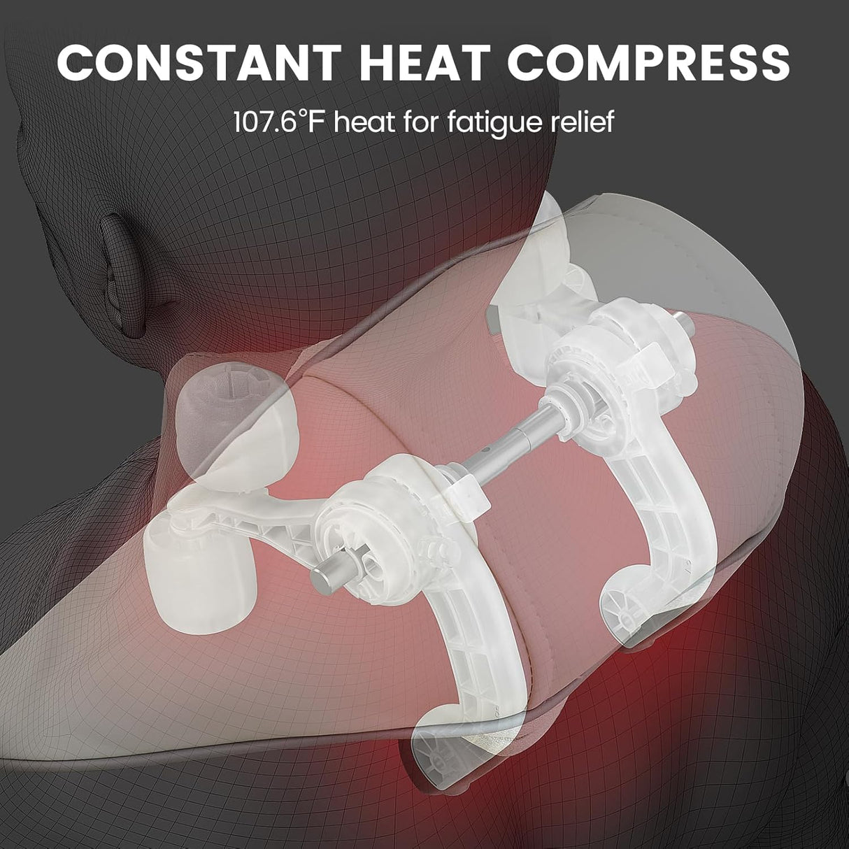 Masajeador de Cuello Breo N5 Mini con Calor y Relajación