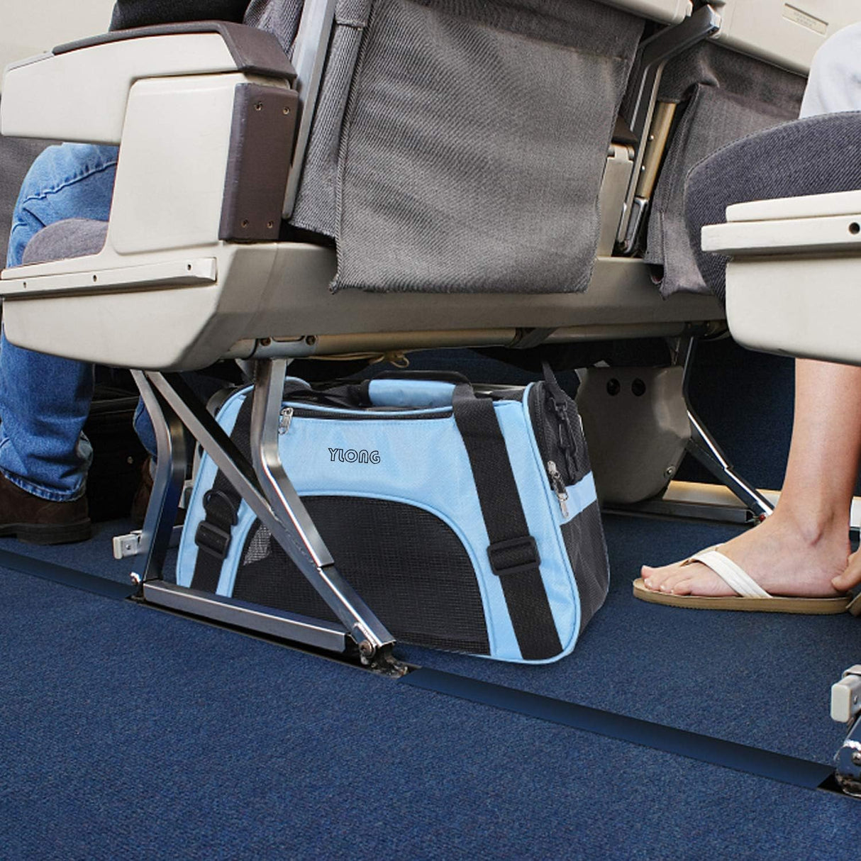 Transportín Aprobado para Aerolíneas, Suave y Plegable