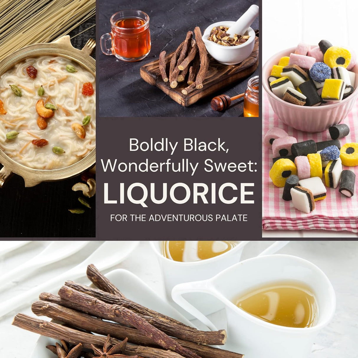 Raíz de Regaliz Orgánica | Mulethi | Natural, Vegano, 100g