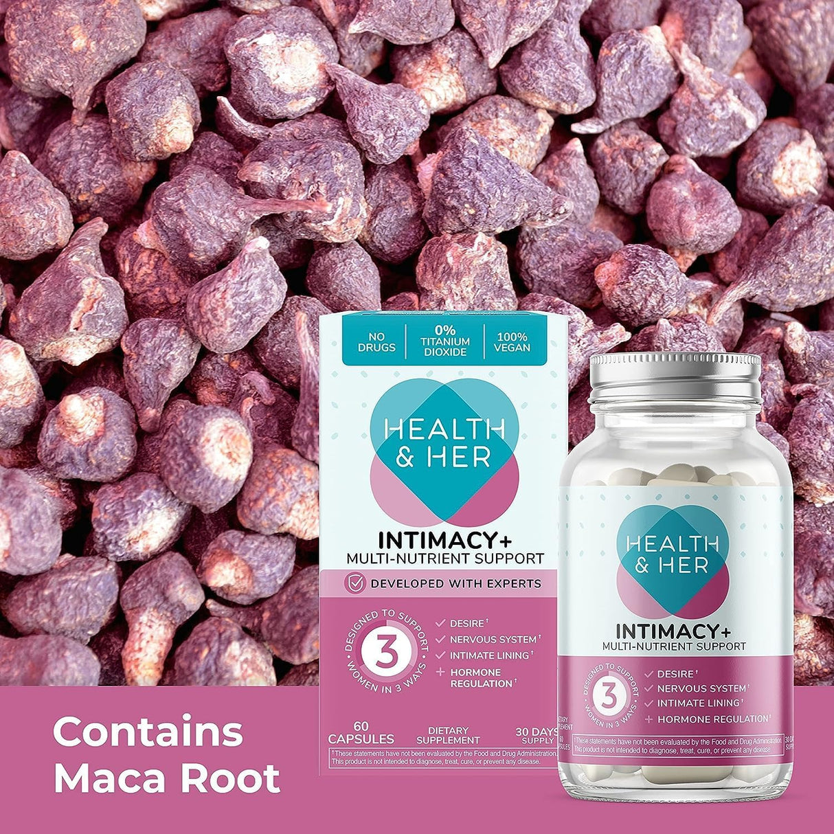 Suplemento de refuerzo de la libido femenina Health and Her
