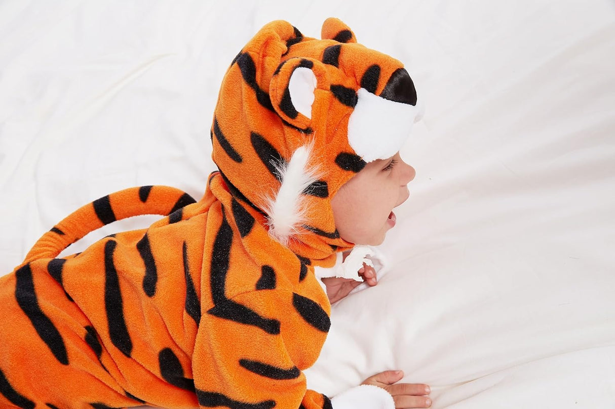 Disfraz de Tigre para Bebé, Spooktacular Creations, Set Infantil