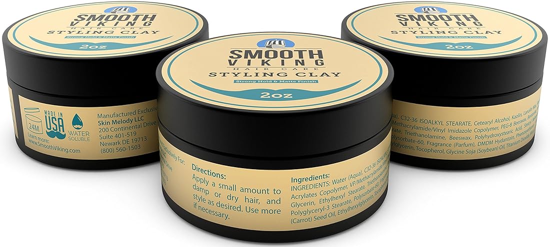 Hair Styling Clay para hombres - Crema moldeadora flexible