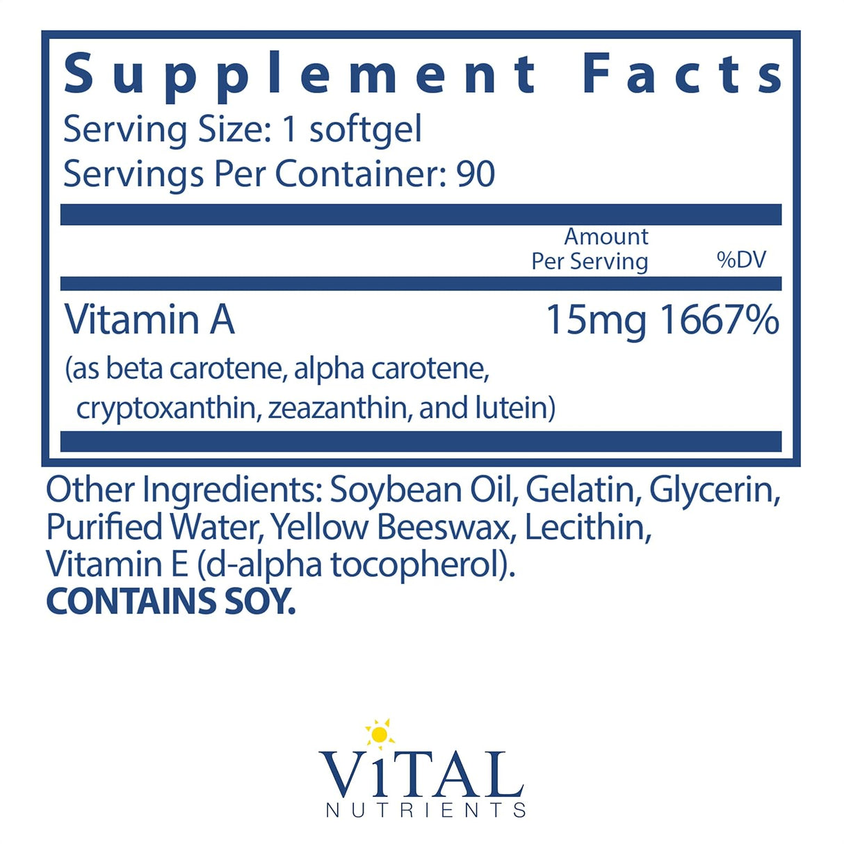 Suplementos Alimenticios Antioxidante Apoyo para la visión