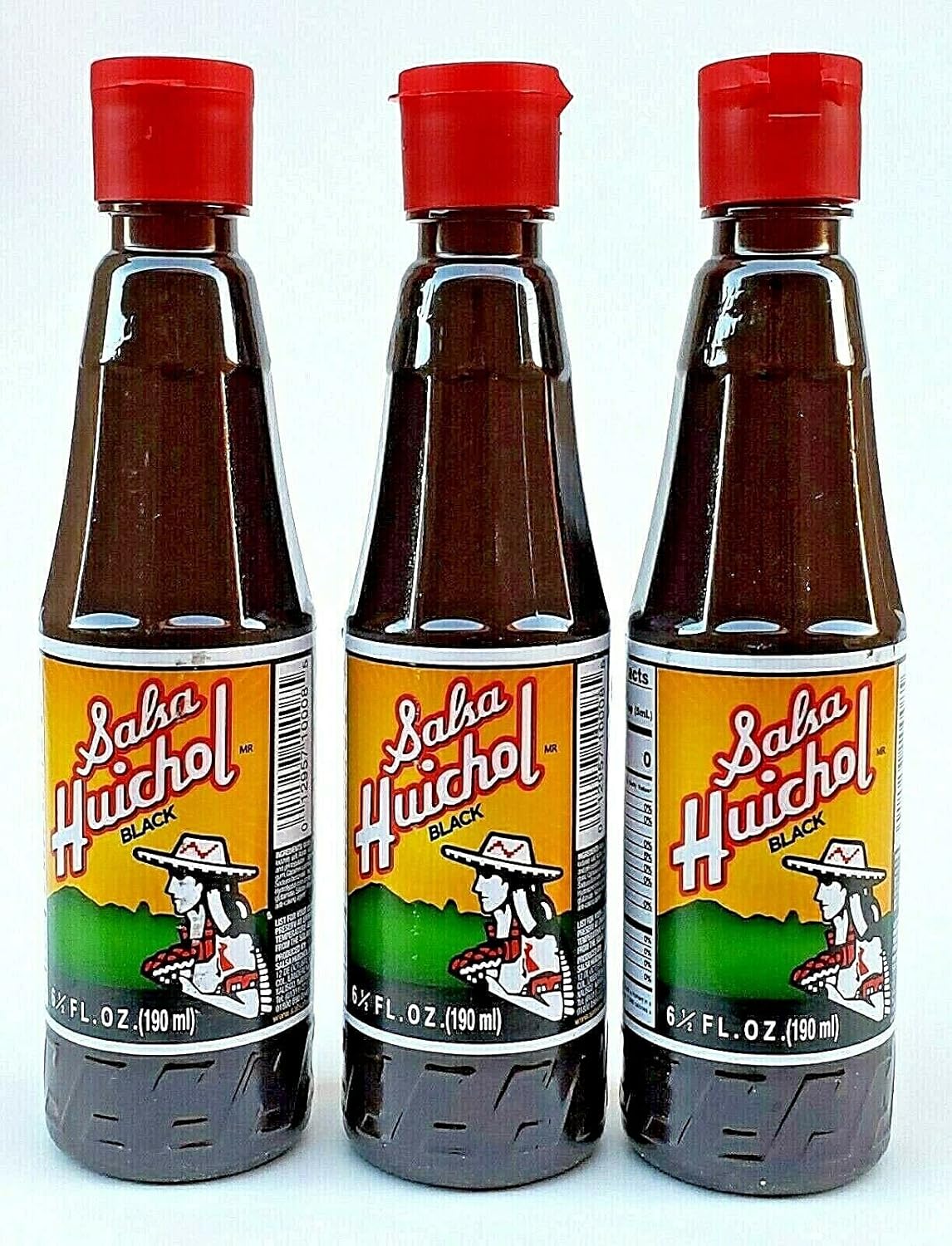 Salsa Huichol Negra 3 Pack - Salsa Tradicional, Sabor Auténtico