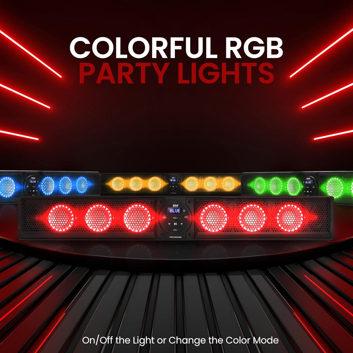 Parlantes inalámbrico de barra 36" Bluetooth PATVSB3600