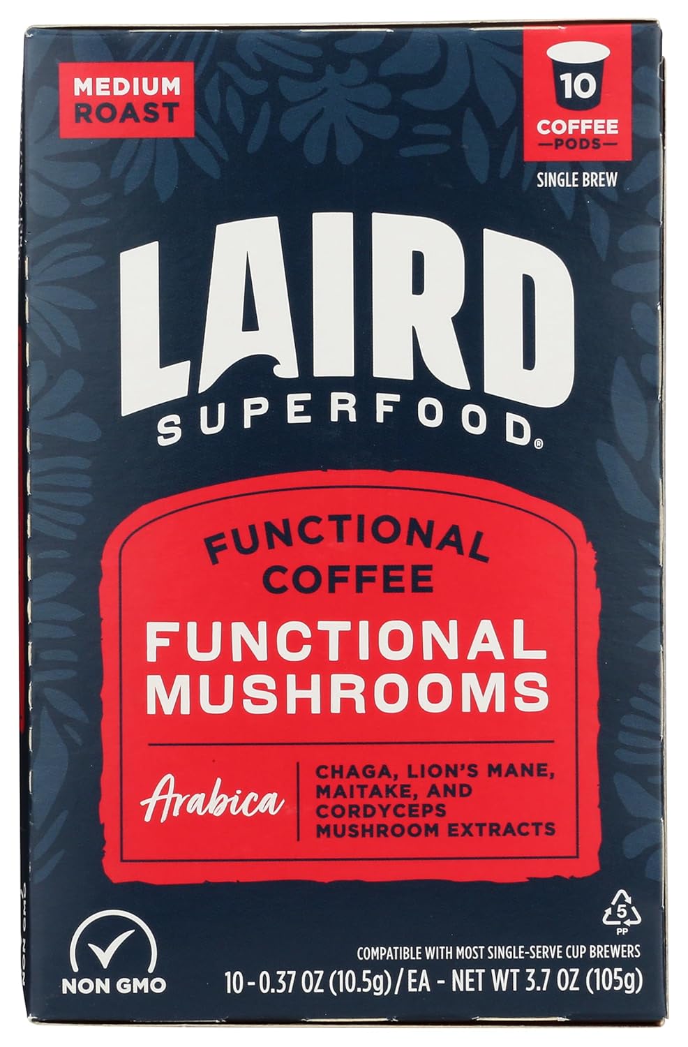 Cápsulas K-Cup Laird Superfood con Hongos Funcionales 10ct