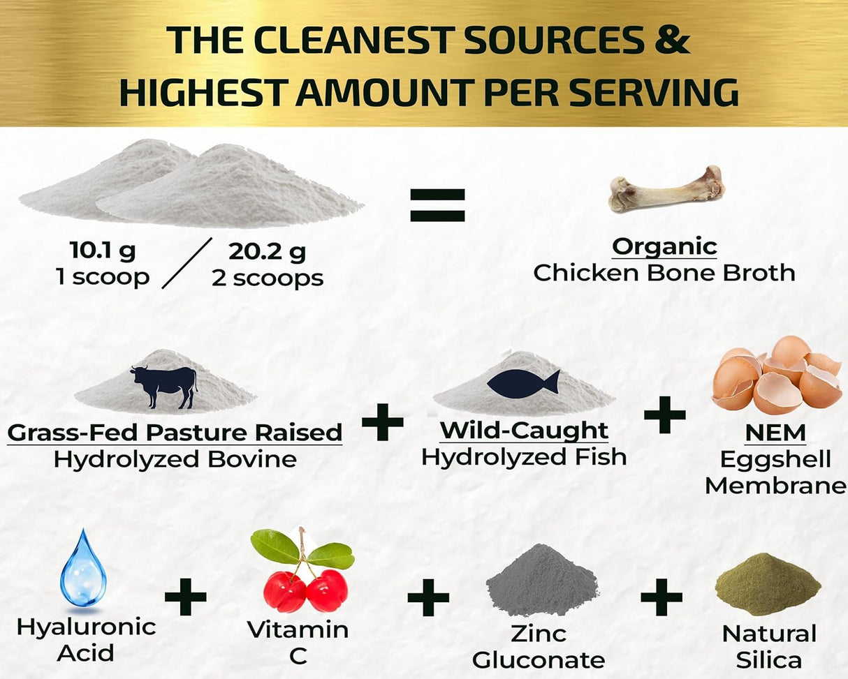 Péptidos de colágeno en polvo con vitamina C y ácido