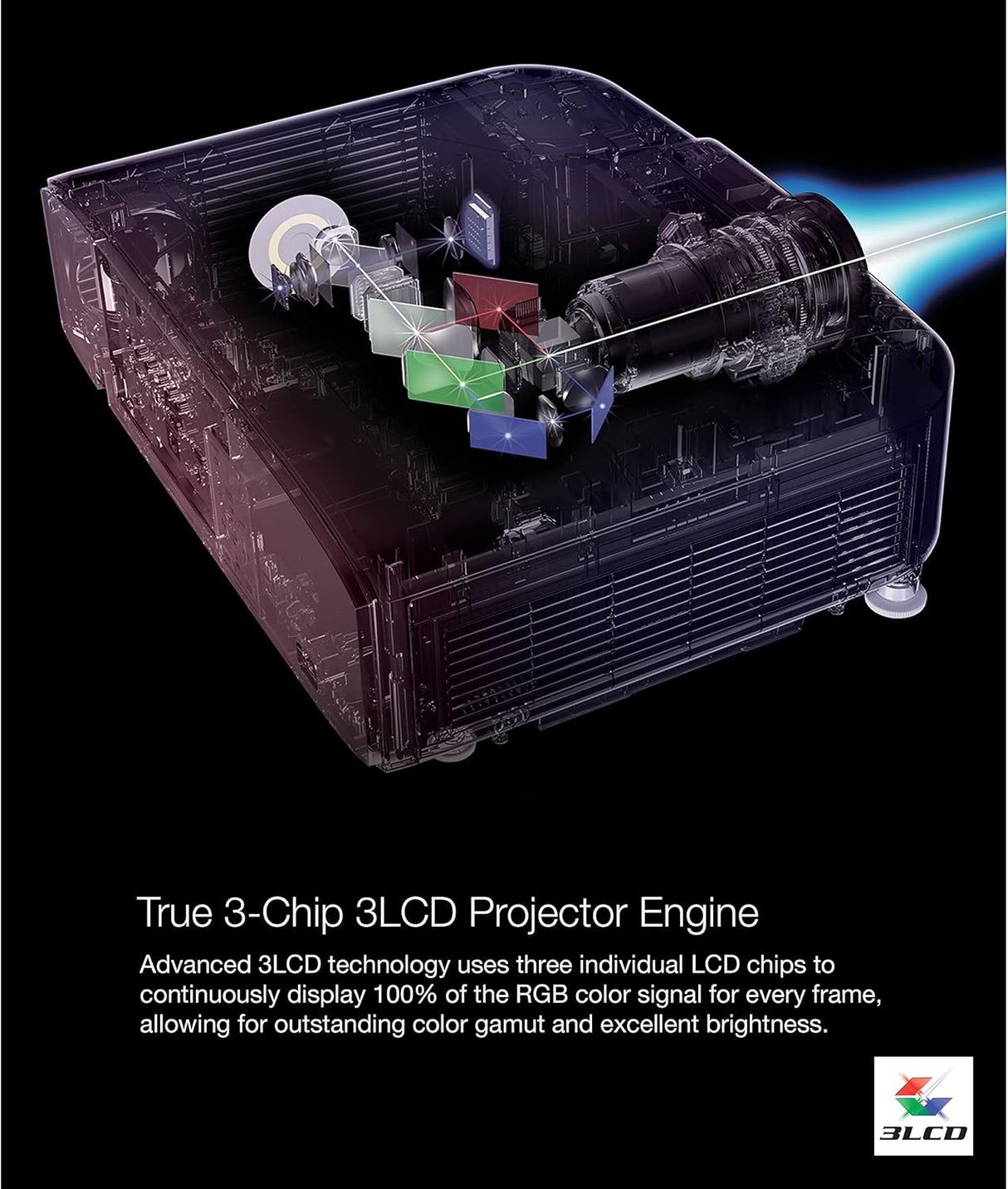 Proyector 4K Epson Home Cinema LS11000, 2500 Lúmenes, HDR