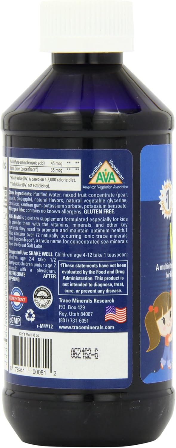 Suplemento multivitamínico líquido para niños vitamina C