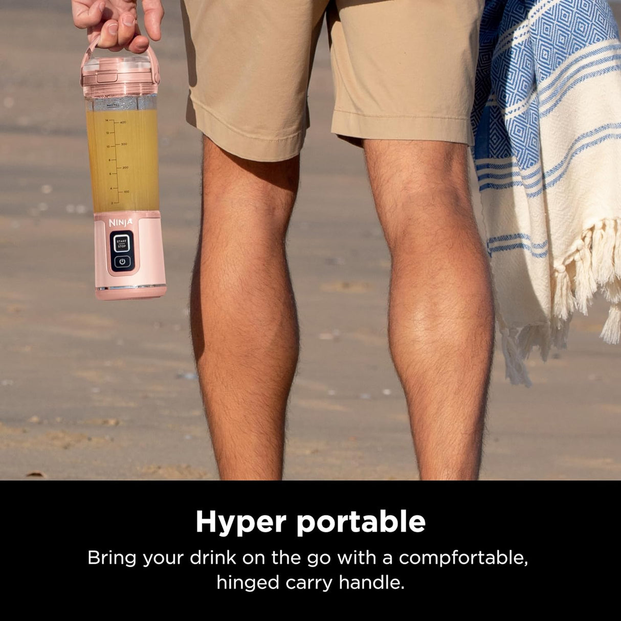 Vaso portátil Ninja BC155PS para batidos y smoothies 18oz