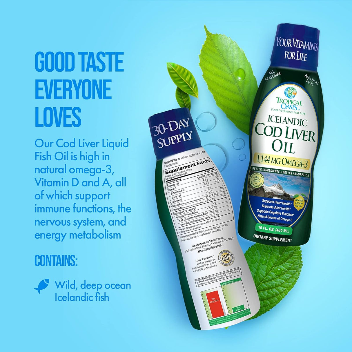 Suplementos Alimenticios Aceite de hígado de bacalao