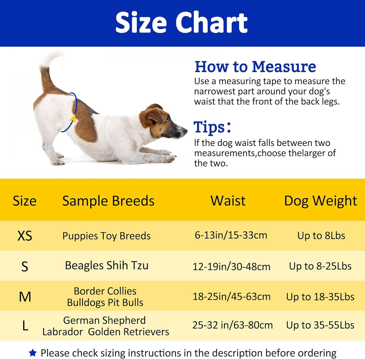 Dono Pañales desechables para perros machos, 48 piezas