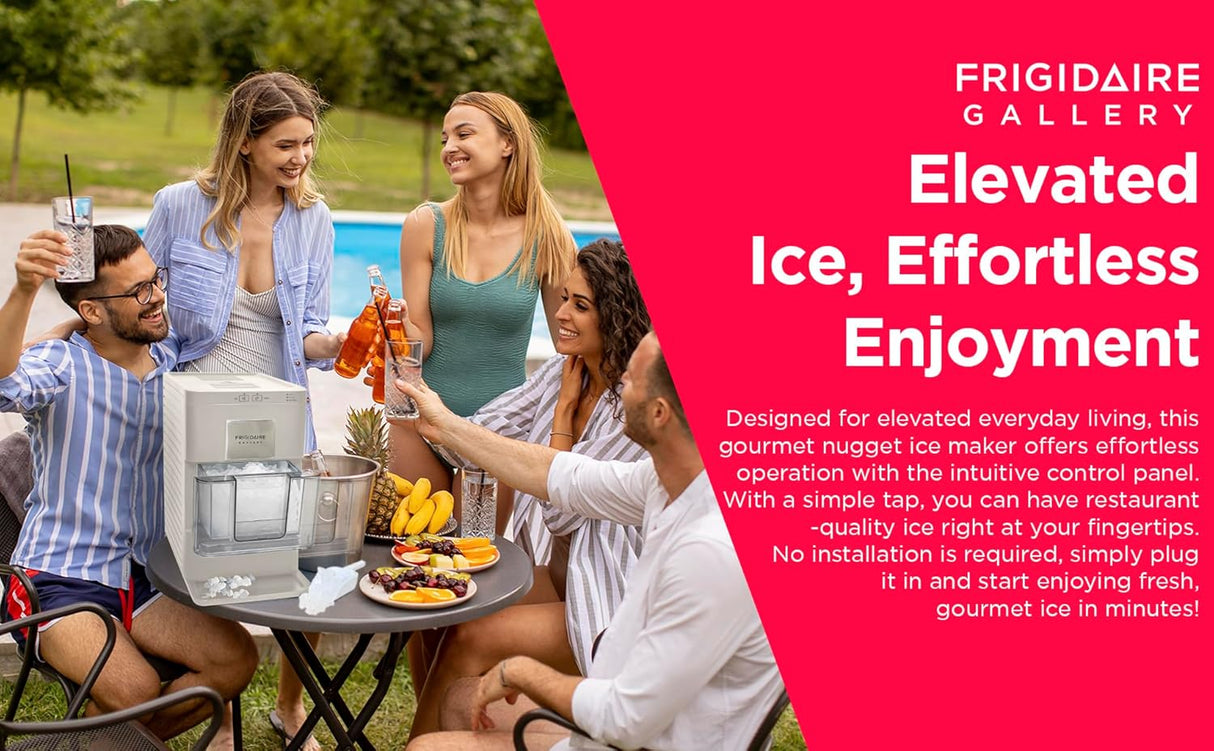 Máquina de Hielo Frigidaire, 44 lbs, Auto Limpieza, 2.0 Gen