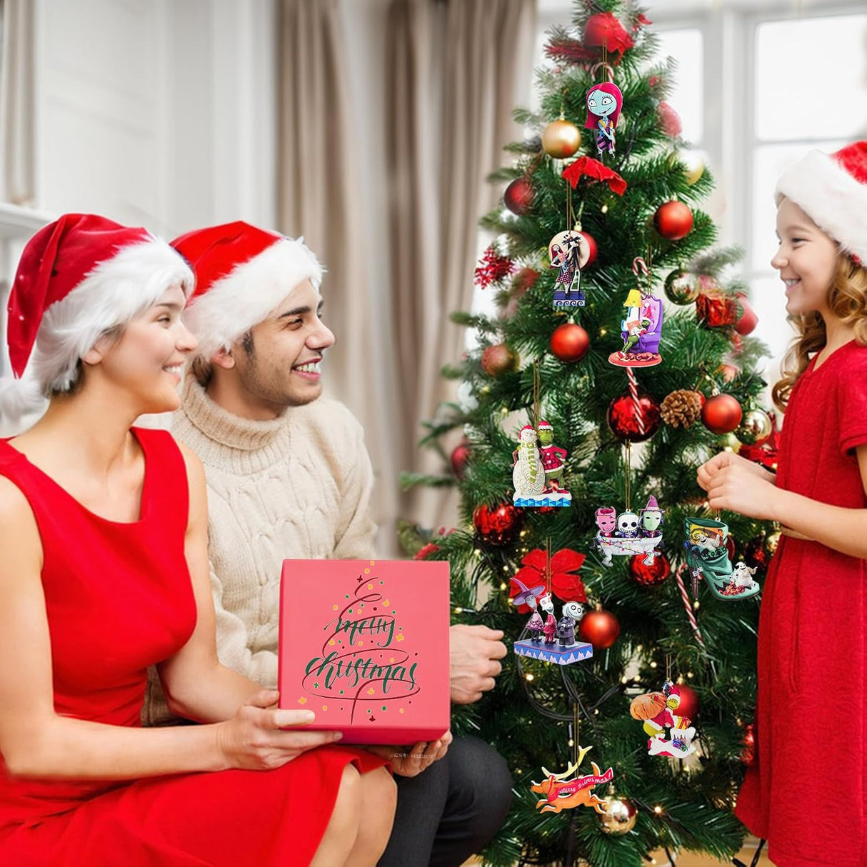 Colgante Adorno de Gallo, 6 PZS Acrílico, 10cm, para Decorar