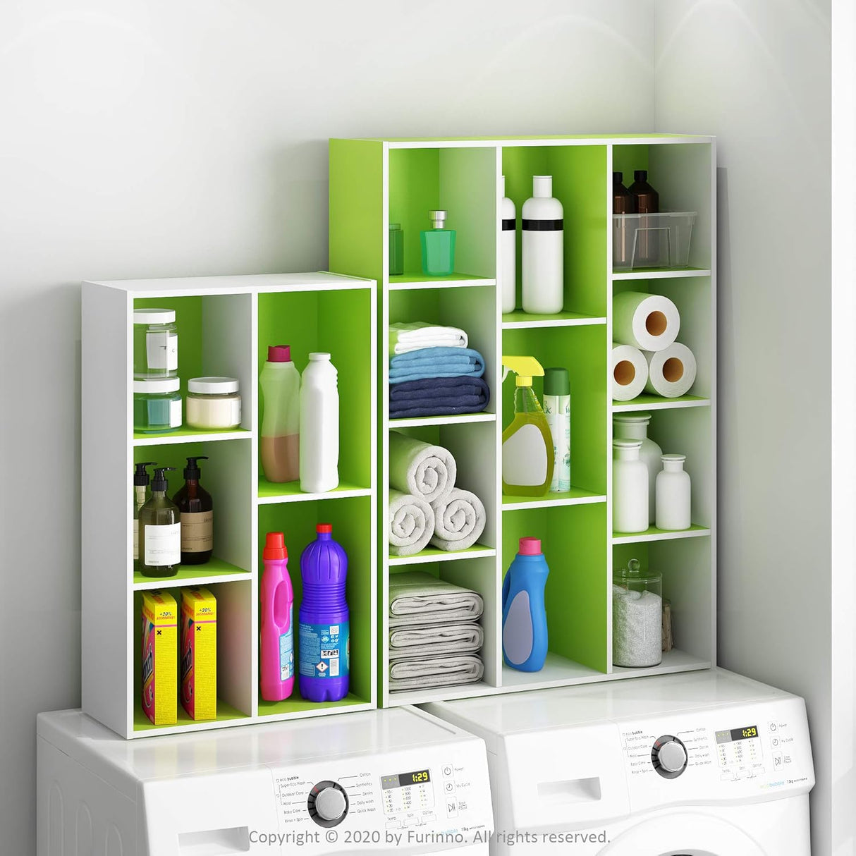 Estantería reversible 11 cubos FURINNO 11107WH-GR