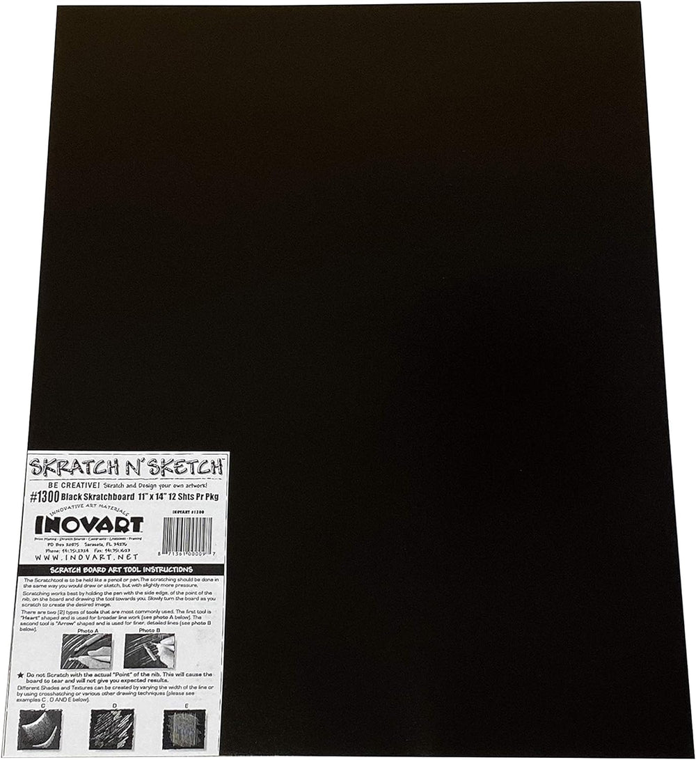Tablero  negro 11 x 14 pulgadas, 12 hojas