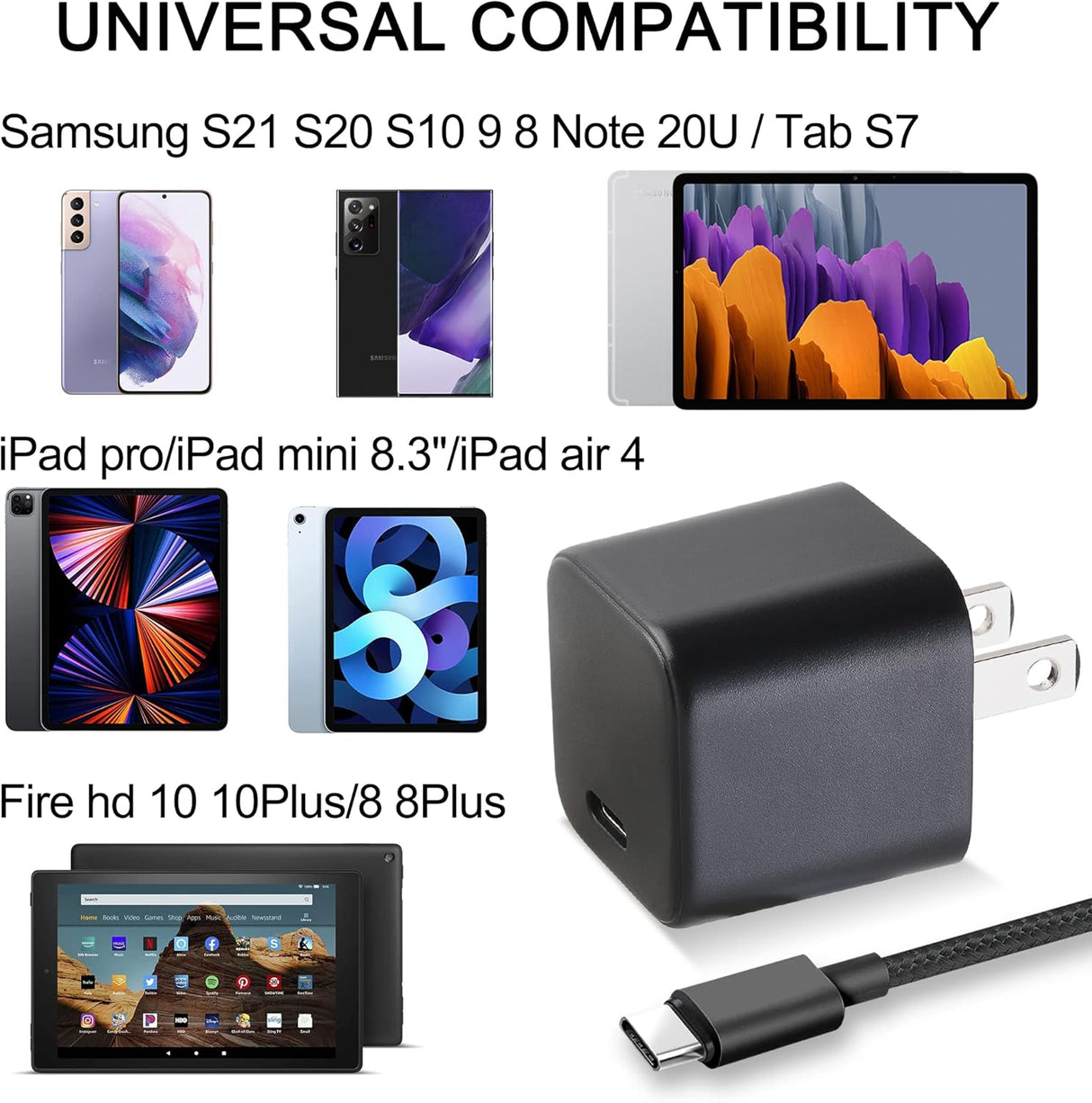 Cargadores rápido para tableta