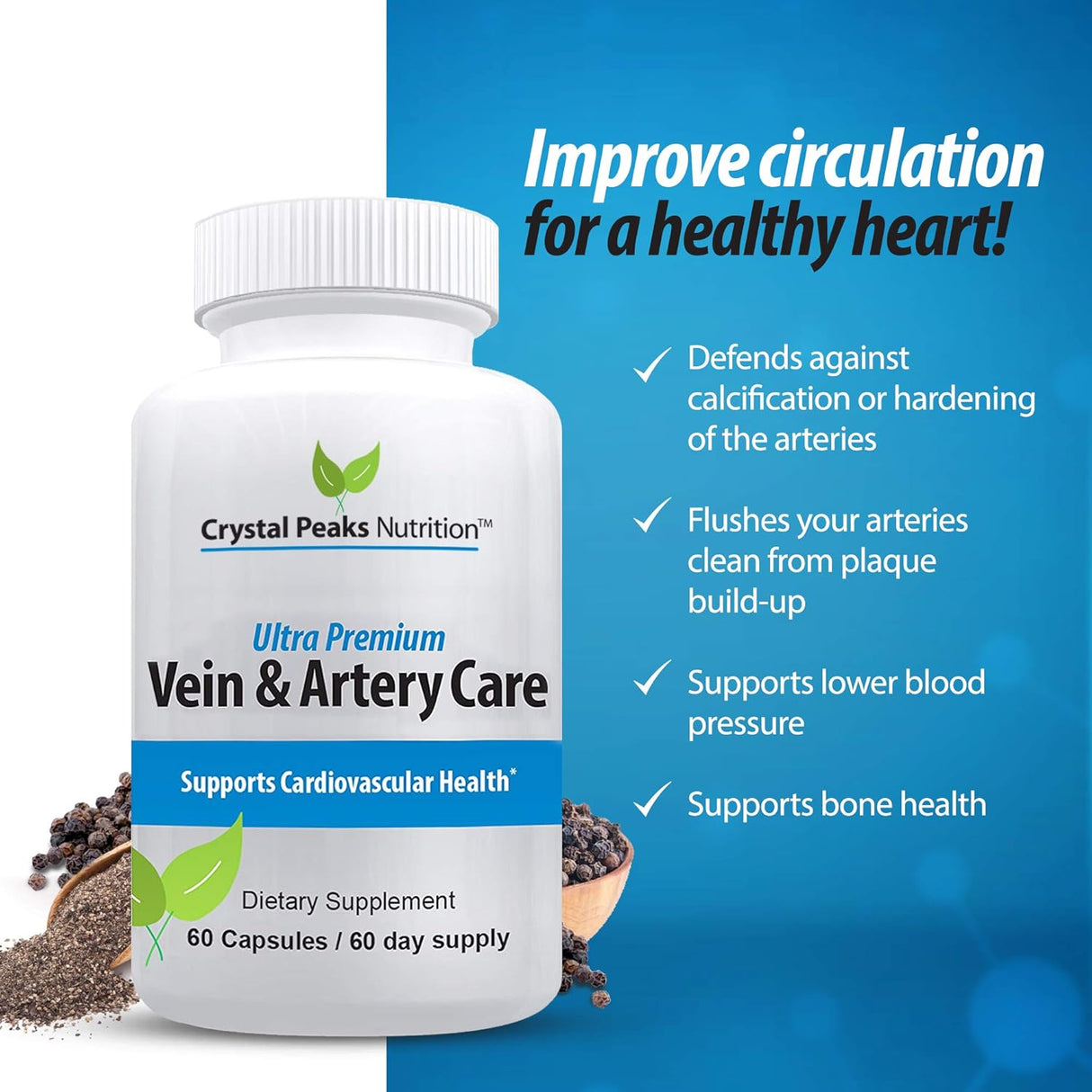 Suplementos Alimenticios Cuidado de las venas y las arterias