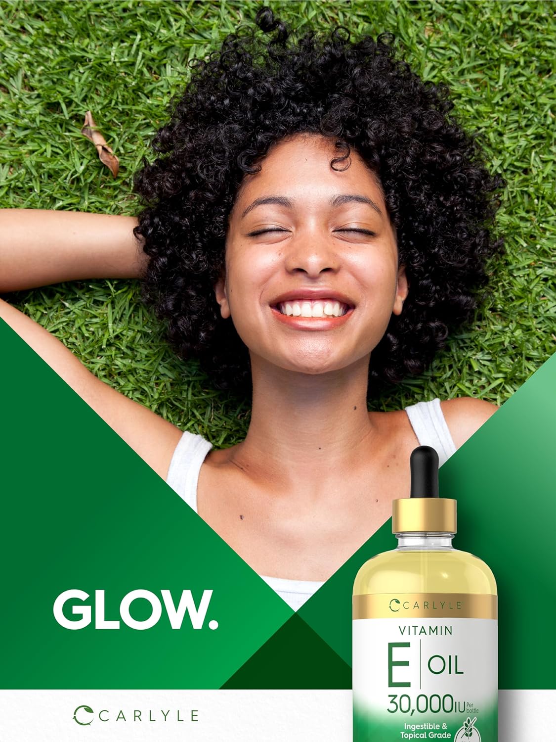 Aceite de Vitamina E 30,000 IU Ingerible y Tópico Hidratante