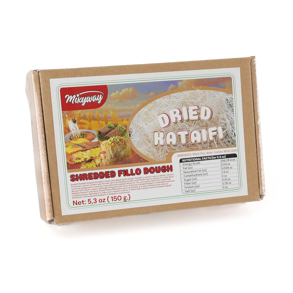 Kataifi de Fideos Fillo para Postre Dubai con Pistacho 150g