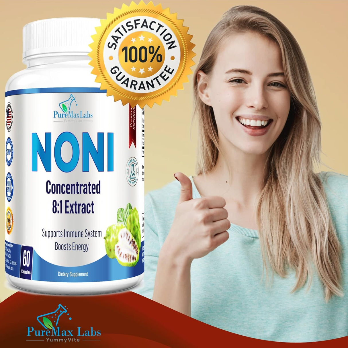 Suplemento Noni Superalimento de extracto de fruta de noni