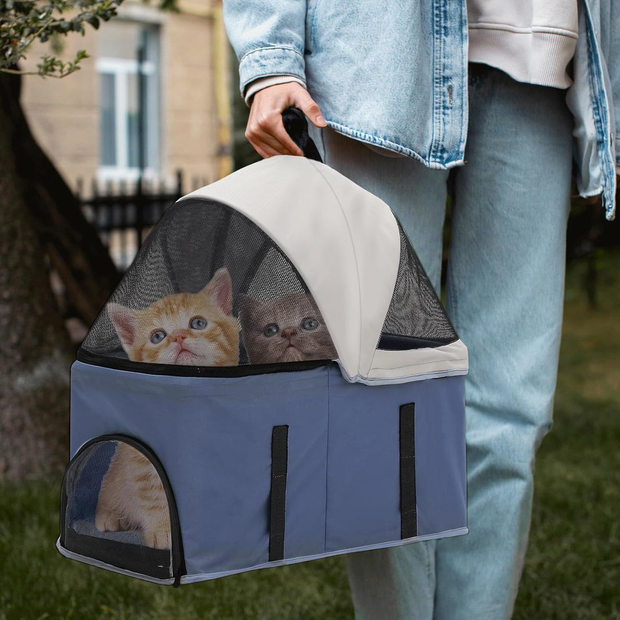 Carrión 3 en 1 MoNiBloom para Mascotas, hasta 33 lbs, Plegable