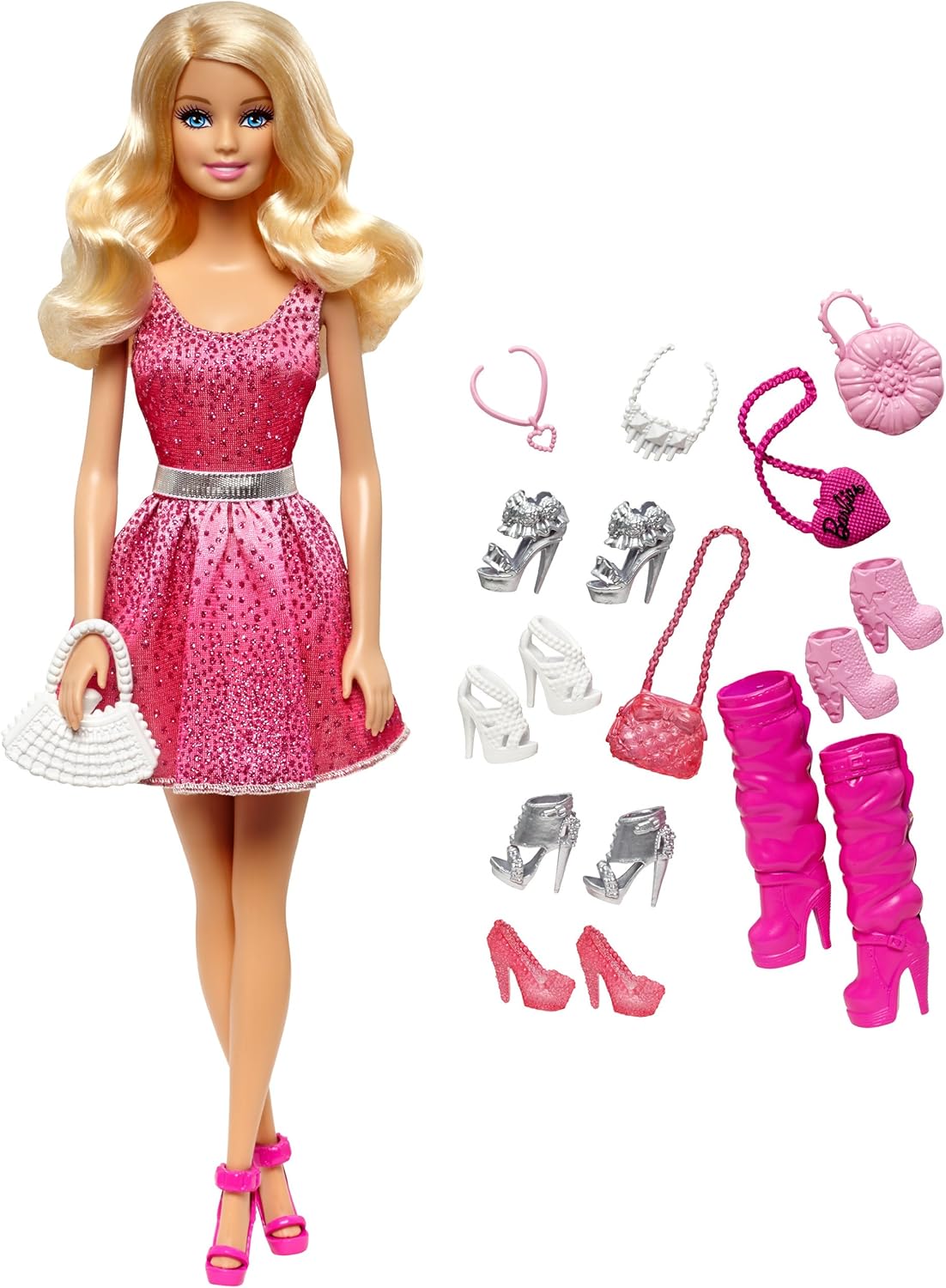 Set de Barbie con Muñeca y Zapatos - Regalo 60cm Modelo BB123