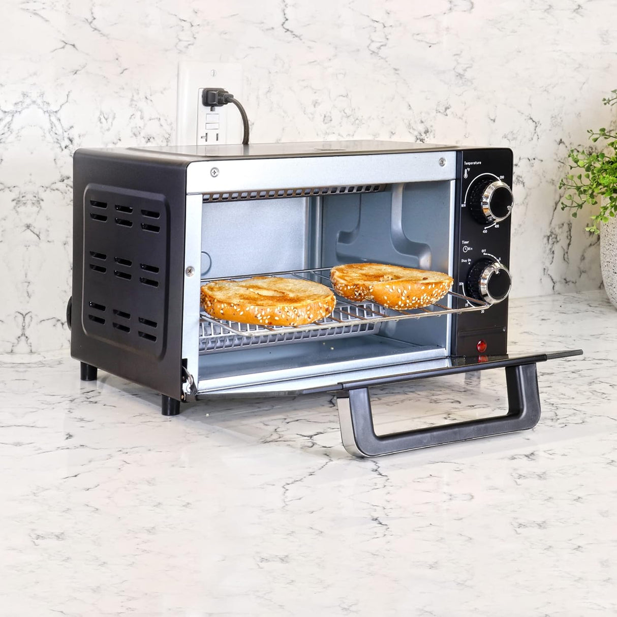 Horno tostador de convección de 4 rebanadas Total Chef